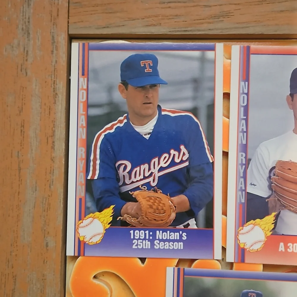 1991 Pacific Trading Cards Nolan Ryan 5 pack #76/#69/#94/#87/#107